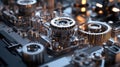 algorithm loading machine learning model Royalty Free Stock Photo
