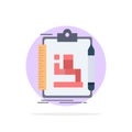 Algorithm, process, scheme, work, workflow Flat Color Icon Vector Royalty Free Stock Photo
