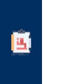 Algorithm, process, scheme, work, workflow Flat Color Icon Vector Royalty Free Stock Photo