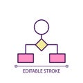 Algorithm RGB color icon Royalty Free Stock Photo