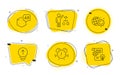 Algorithm, Time management and Augmented reality icons set. Swipe up, Seo gear and Cogwheel signs. Vector