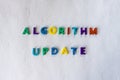 Algorithm update sign