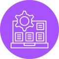 Algorithm Vector Icon Design Symbol