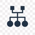 Algorithm vector icon isolated on transparent background, Algorithm transparency concept can be used web and mobile