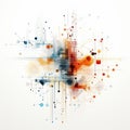 Algorithmic Art Array Isolated On White Background Designs