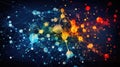 algorithms data science abstract Royalty Free Stock Photo