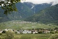 Algund village at Otztal Valley in Tirol, Italy Royalty Free Stock Photo