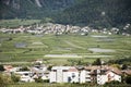 Algund village at Otztal Valley in Tirol, Italy Royalty Free Stock Photo