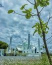 Alhakim Mosque, West Sumatra, Indonesia. Royalty Free Stock Photo