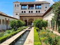 Alhambra Alcazaba Castle Towers Ruins Granada Andalusia Spain Royalty Free Stock Photo