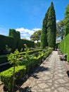 Alhambra Alcazaba Castle Towers Ruins Granada Andalusia Spain Royalty Free Stock Photo