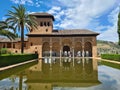 Alhambra Alcazaba Castle Towers Ruins Granada Andalusia Spain Royalty Free Stock Photo