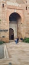 Alhambra Alcazaba Castle Towers Ruins Granada Andalusia Spain Royalty Free Stock Photo