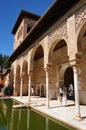 Alhambra Arches in Granada Spain