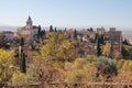 Alhambra castle in Granada, Andalucia, Spain