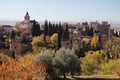 Alhambra castle in Granada, Andalucia, Spain