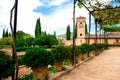 Alhambra courtyard Royalty Free Stock Photo