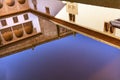 Alhambra Courtyard Myrtles Pool Granada Andalusia Spain Royalty Free Stock Photo
