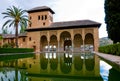 Alhambra Garden of Partal Royalty Free Stock Photo