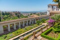 Alhambra and Generalife palace in Granada, Spain Royalty Free Stock Photo