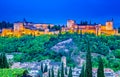 Alhambra of Granada, Andalusia, Spain Royalty Free Stock Photo