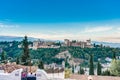 The Alhambra in Granada, Andalusia, Spain Royalty Free Stock Photo