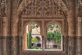 Alhambra, islamic stone carving, Granada, Spain