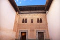 Alhambra Mexuar Courtyard Moorish Wall Designs Granada Spain Royalty Free Stock Photo