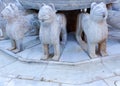 Alhambra Moorish Courtyard Lions Fountain Statue Granada Spain