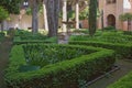 Alhambra Moresque gardens, Granada Royalty Free Stock Photo