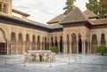 Alhambra Nazaries palace, Granada, Spain Royalty Free Stock Photo