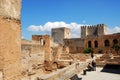 Alhambra Palace castle, Granada. Royalty Free Stock Photo