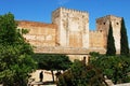 Alhambra Palace castle, Granada. Royalty Free Stock Photo