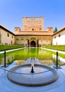 Alhambra Palace courtyard pool.