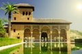 Alhambra palace in Granada Royalty Free Stock Photo