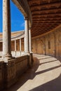 Alhambra palace at Granada Spain Royalty Free Stock Photo