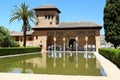 Alhambra: Palace Portal in the Gardens of Paraiso, Granada