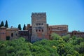 Alhambra palace, view from Albayzin