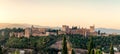 The Alhambra, perched majestically atop a hill in Granada, Spain