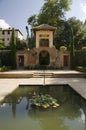 Alhambra - pool and altan Royalty Free Stock Photo