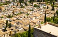 Alhambra tower view Royalty Free Stock Photo