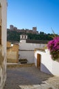 Alhambra view from Albaicin Granada Spain Royalty Free Stock Photo