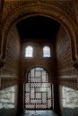 Alhambra windows Royalty Free Stock Photo