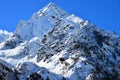 Alibek Glacier in Dombay Royalty Free Stock Photo