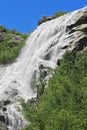 Alibek waterfall. Dombay Royalty Free Stock Photo