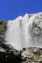 Alibek Waterfall. Dombay Mountains. The Northern Caucas Royalty Free Stock Photo