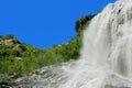 Alibek Waterfall. Dombay Mountains. The Northern Caucas Royalty Free Stock Photo