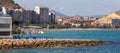 Alicante spain beach front view