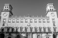 Alicante city hall, Spain; black and white image Royalty Free Stock Photo