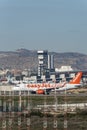 Alicante/Elche International Airport in a sunny day Royalty Free Stock Photo